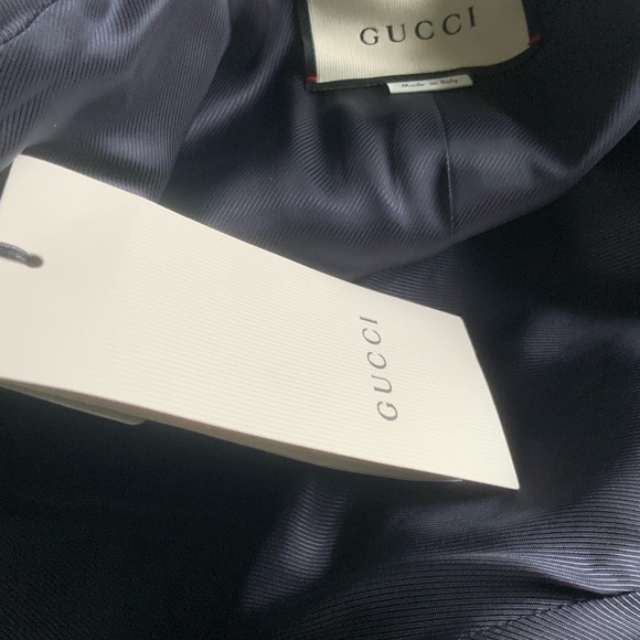 NWT GUCCI Velvet Trim Wool Coat Size 38 $4,800.00 - Picture 4 of 8